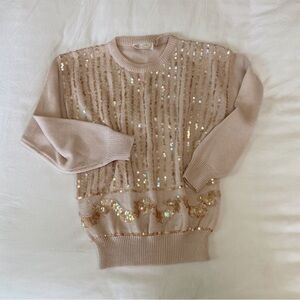 Vintage Priscilla‎ Sequence Sweater